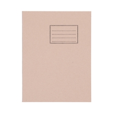 9x7" Exercise Book 64 Page, 5mm Squared, Buff - Pack of 100